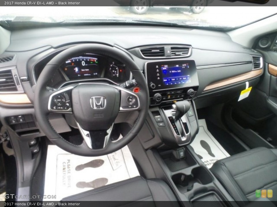Black Interior Prime Interior for the 2017 Honda CR-V EX-L AWD #119532391