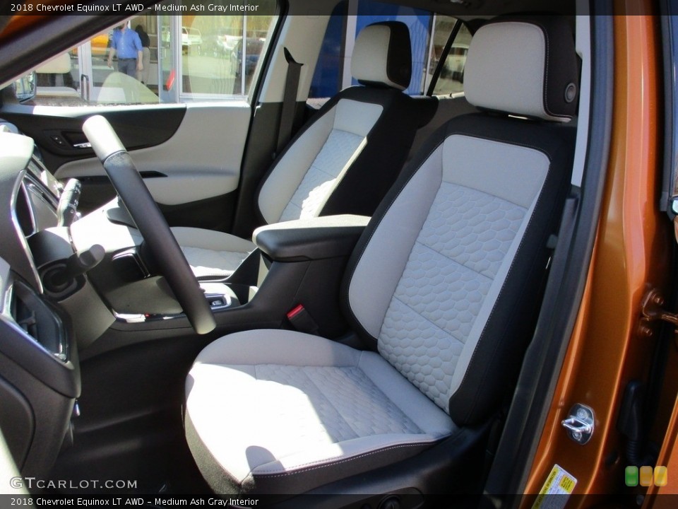 Medium Ash Gray Interior Front Seat for the 2018 Chevrolet Equinox LT AWD #119538774