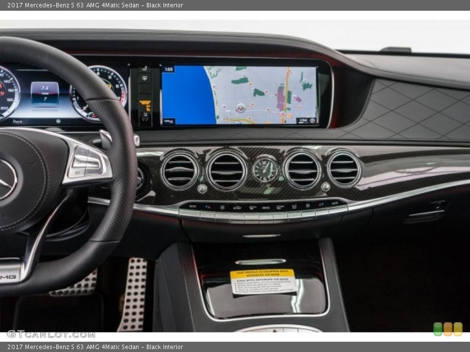 Black Interior Controls for the 2017 Mercedes-Benz S 63 AMG 4Matic Sedan #119542090