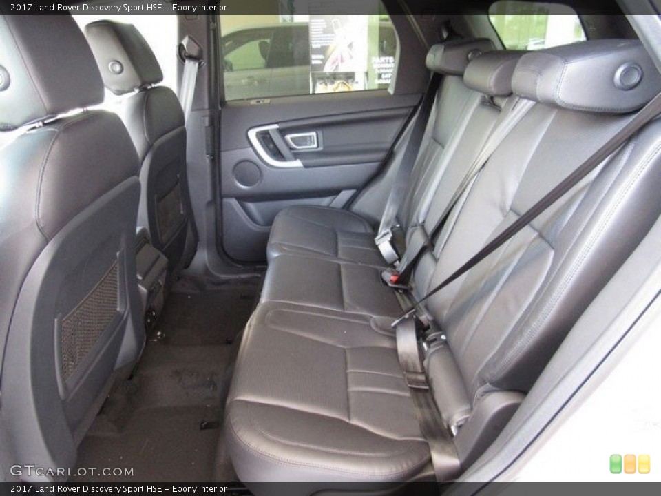 Ebony Interior Rear Seat for the 2017 Land Rover Discovery Sport HSE #119549842