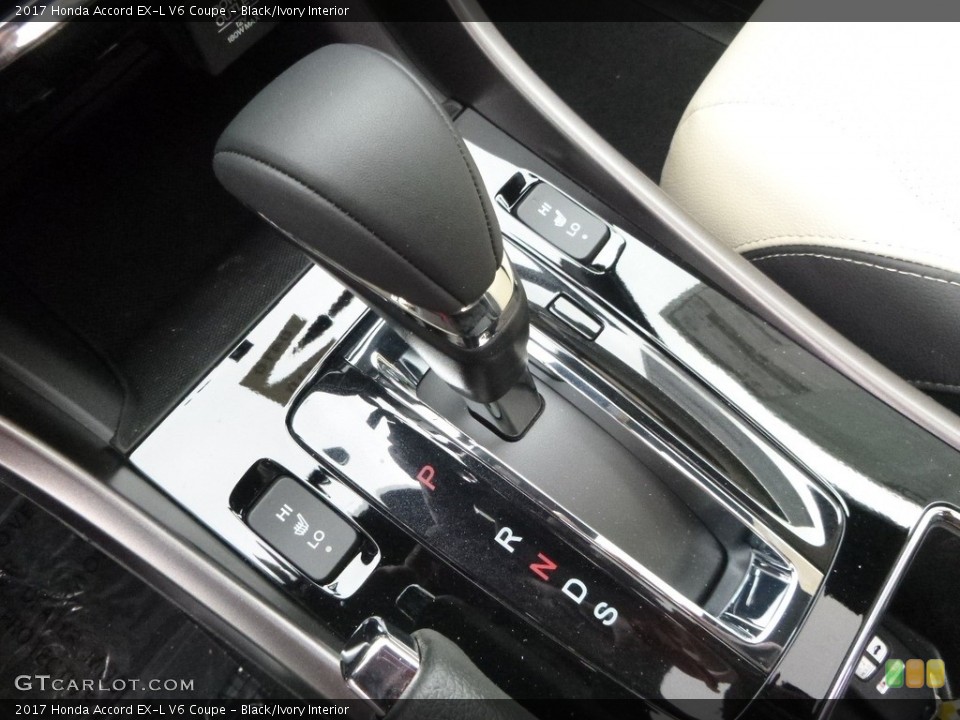 Black/Ivory Interior Transmission for the 2017 Honda Accord EX-L V6 Coupe #119555688