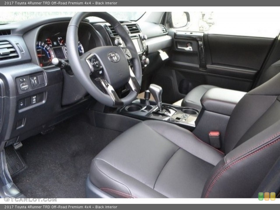 Black Interior Photo for the 2017 Toyota 4Runner TRD Off-Road Premium 4x4 #119557269