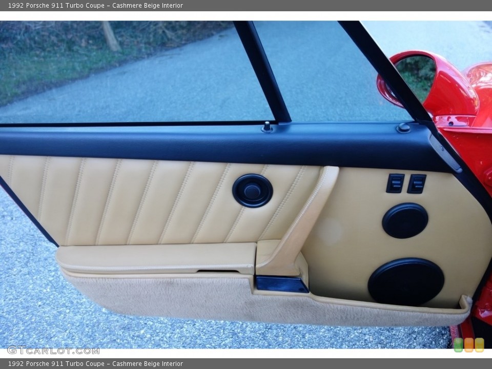 Cashmere Beige Interior Door Panel for the 1992 Porsche 911 Turbo Coupe #119560872