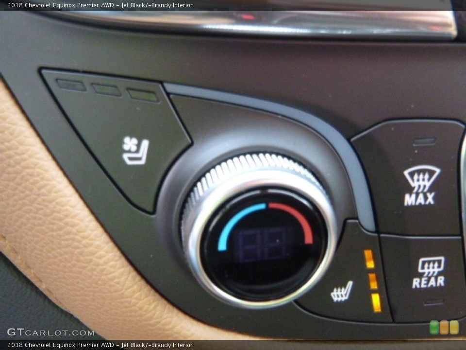 Jet Black/­Brandy Interior Controls for the 2018 Chevrolet Equinox Premier AWD #119564082