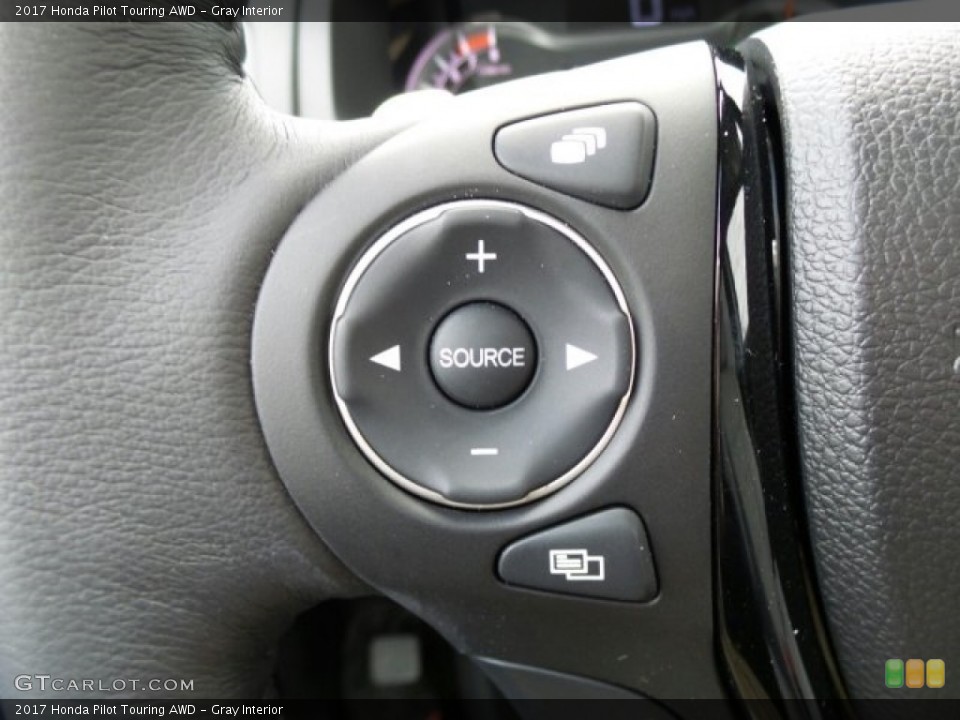 Gray Interior Controls for the 2017 Honda Pilot Touring AWD #119564163