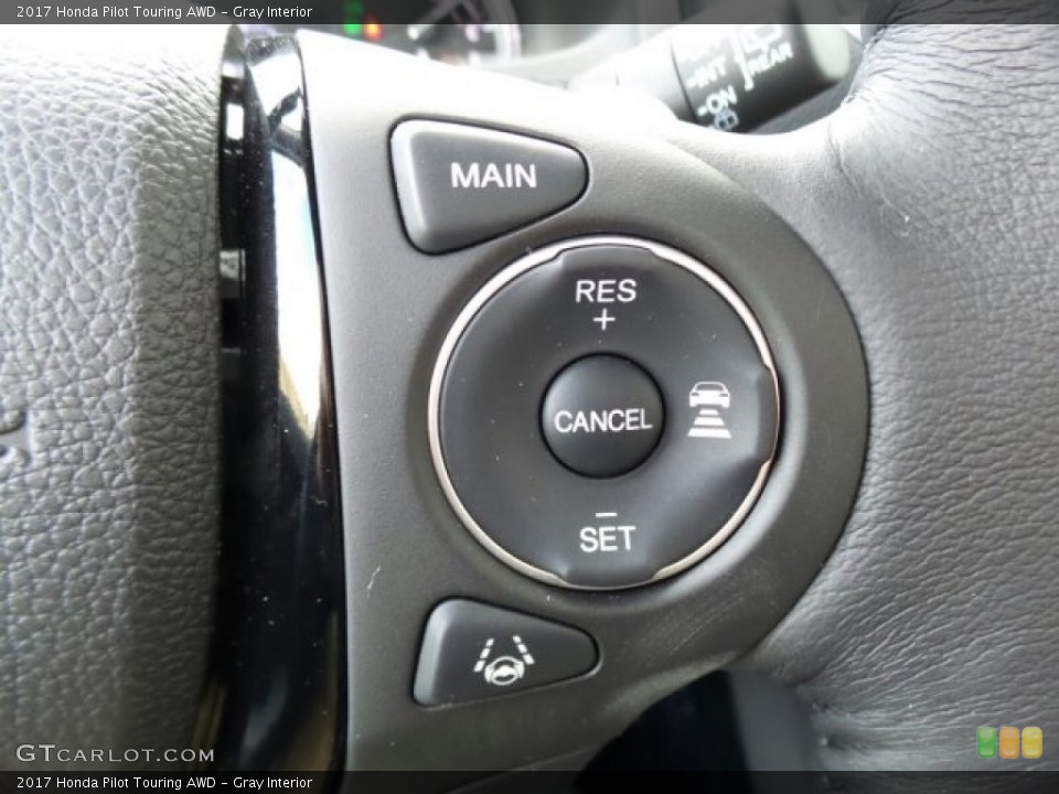 Gray Interior Controls for the 2017 Honda Pilot Touring AWD #119564226