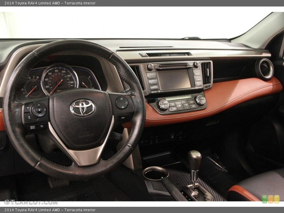 Terracotta Interior Dashboard for the 2014 Toyota RAV4 Limited AWD #119568990