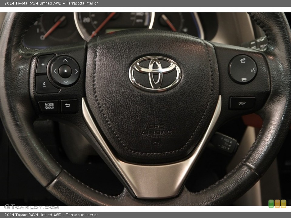 Terracotta Interior Steering Wheel for the 2014 Toyota RAV4 Limited AWD #119569014