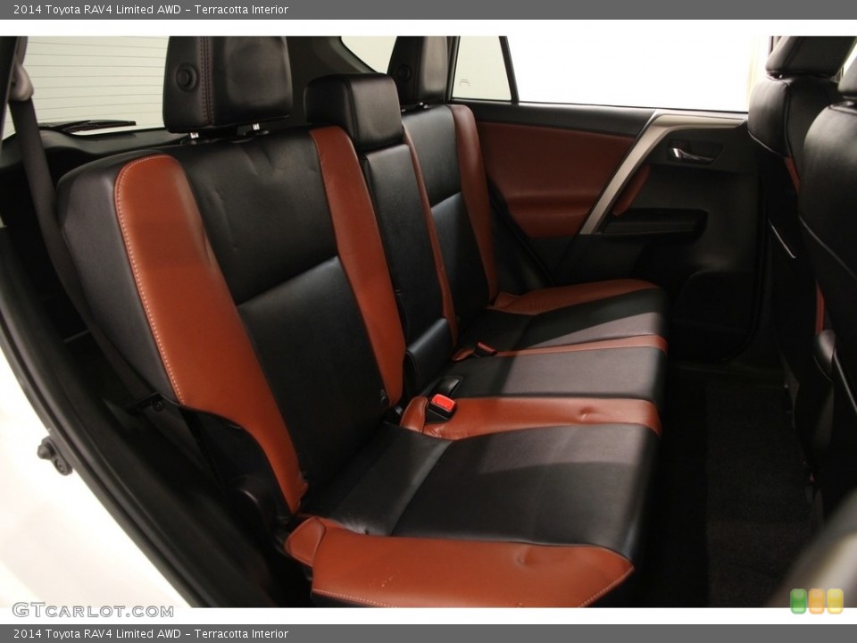 Terracotta Interior Rear Seat for the 2014 Toyota RAV4 Limited AWD #119569197