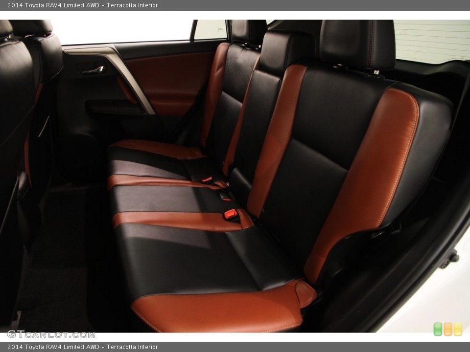 Terracotta Interior Rear Seat for the 2014 Toyota RAV4 Limited AWD #119569218