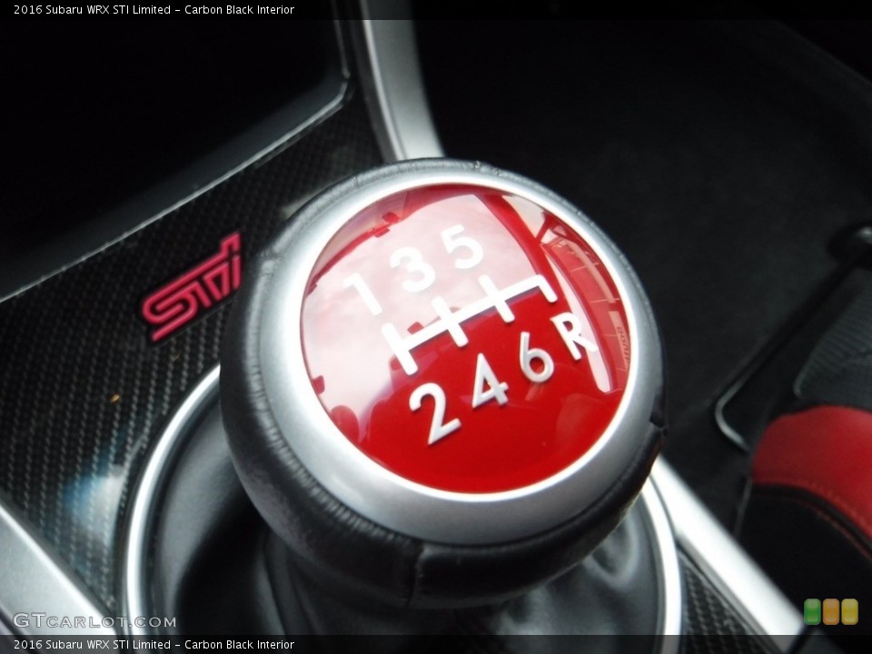 Carbon Black Interior Transmission for the 2016 Subaru WRX STI Limited #119571900