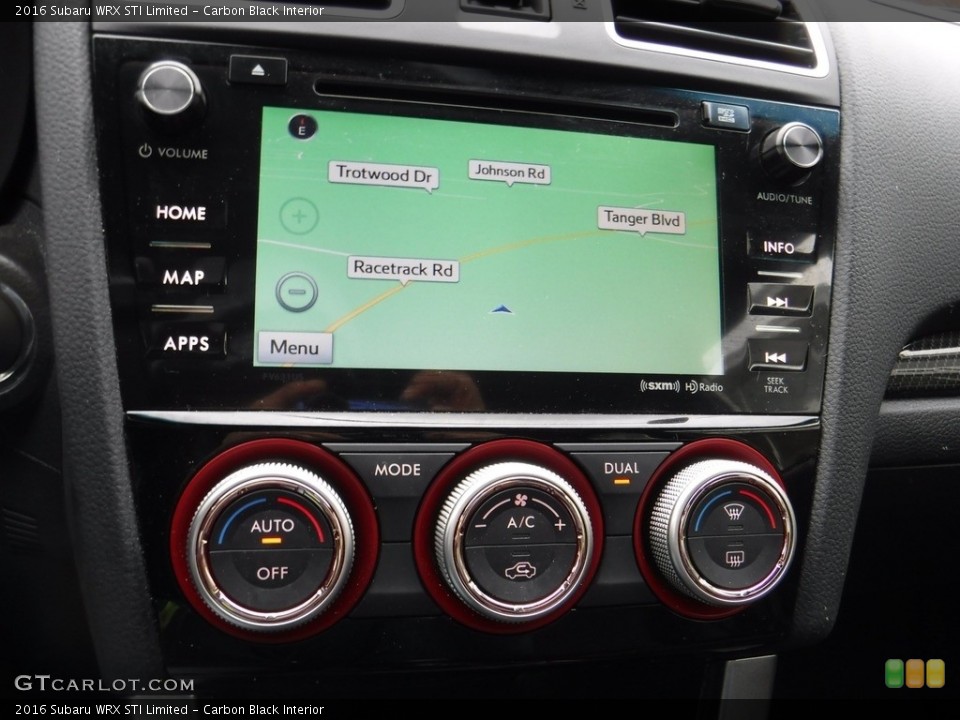 Carbon Black Interior Controls for the 2016 Subaru WRX STI Limited #119571936