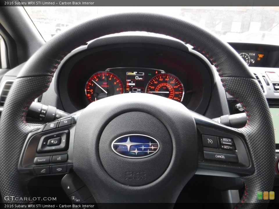 Carbon Black Interior Steering Wheel for the 2016 Subaru WRX STI Limited #119572002