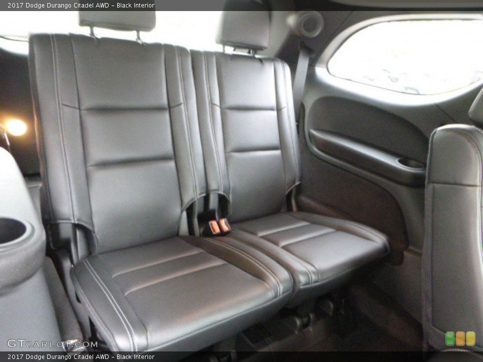 Black Interior Rear Seat for the 2017 Dodge Durango Citadel AWD #119574681