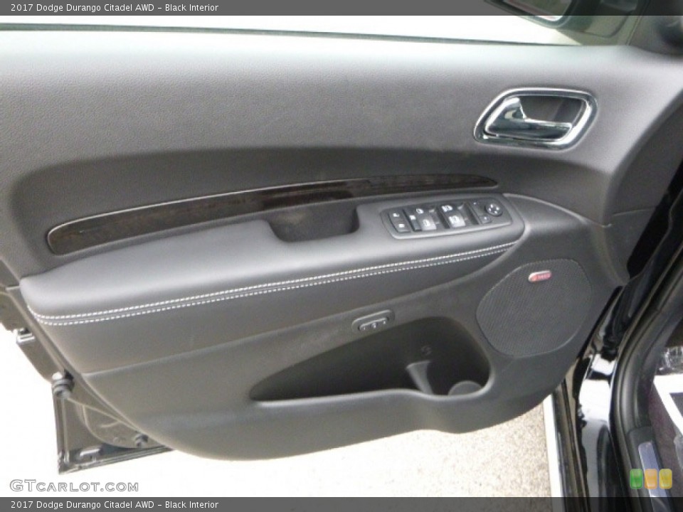Black Interior Door Panel for the 2017 Dodge Durango Citadel AWD #119574723
