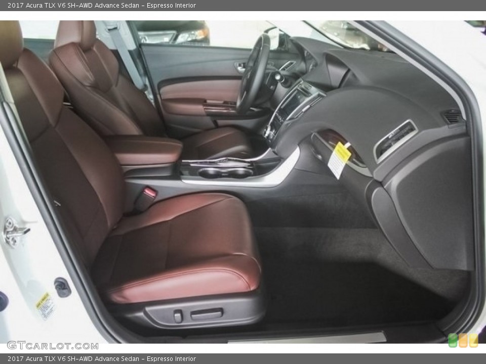 Espresso Interior Front Seat for the 2017 Acura TLX V6 SH-AWD Advance Sedan #119577699