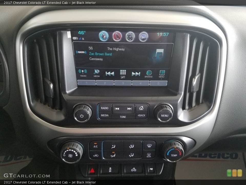 Jet Black Interior Controls for the 2017 Chevrolet Colorado LT Extended Cab #119578176
