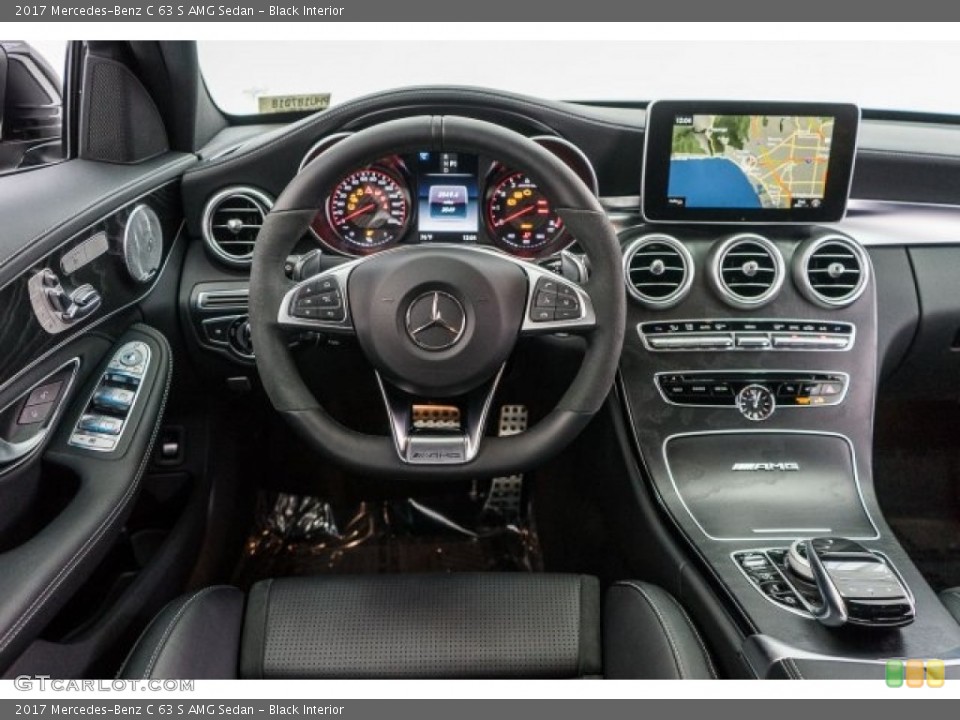 Black Interior Dashboard for the 2017 Mercedes-Benz C 63 S AMG Sedan #119580543