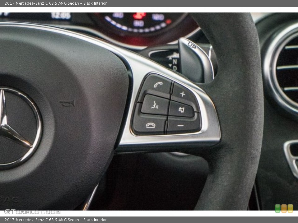 Black Interior Controls for the 2017 Mercedes-Benz C 63 S AMG Sedan #119580786