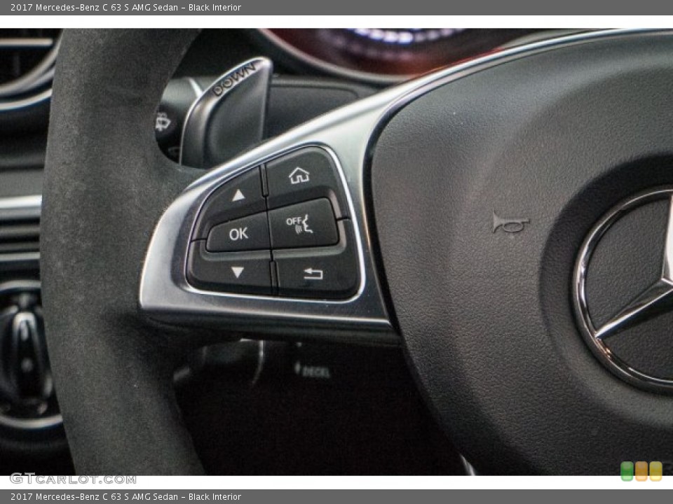 Black Interior Controls for the 2017 Mercedes-Benz C 63 S AMG Sedan #119580809