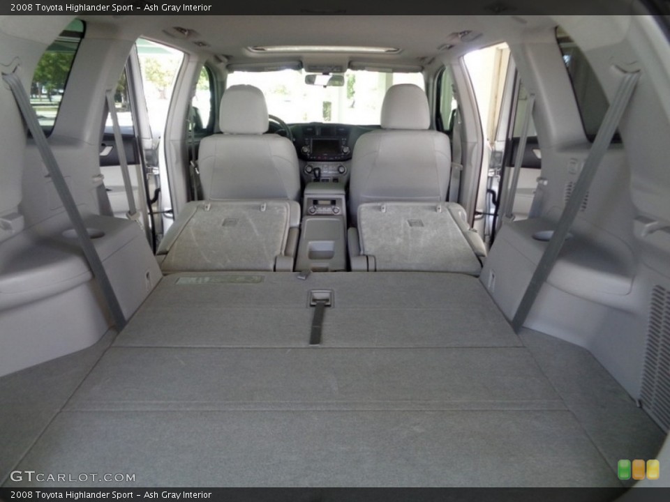 Ash Gray Interior Trunk for the 2008 Toyota Highlander Sport #119581146
