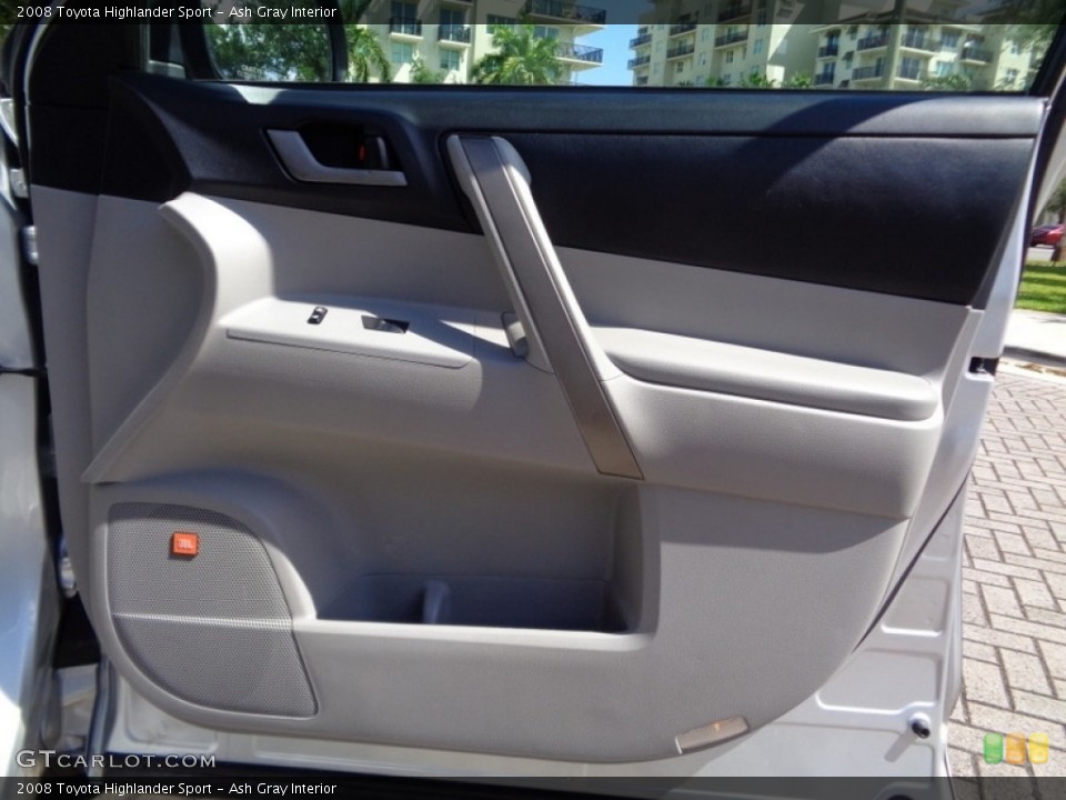 Ash Gray Interior Door Panel for the 2008 Toyota Highlander Sport #119581203