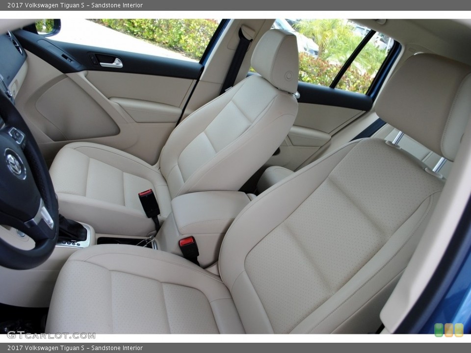 Sandstone Interior Front Seat for the 2017 Volkswagen Tiguan S #119584977