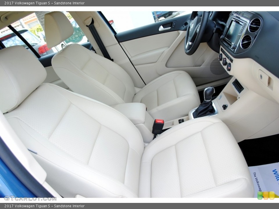 Sandstone Interior Front Seat for the 2017 Volkswagen Tiguan S #119585103