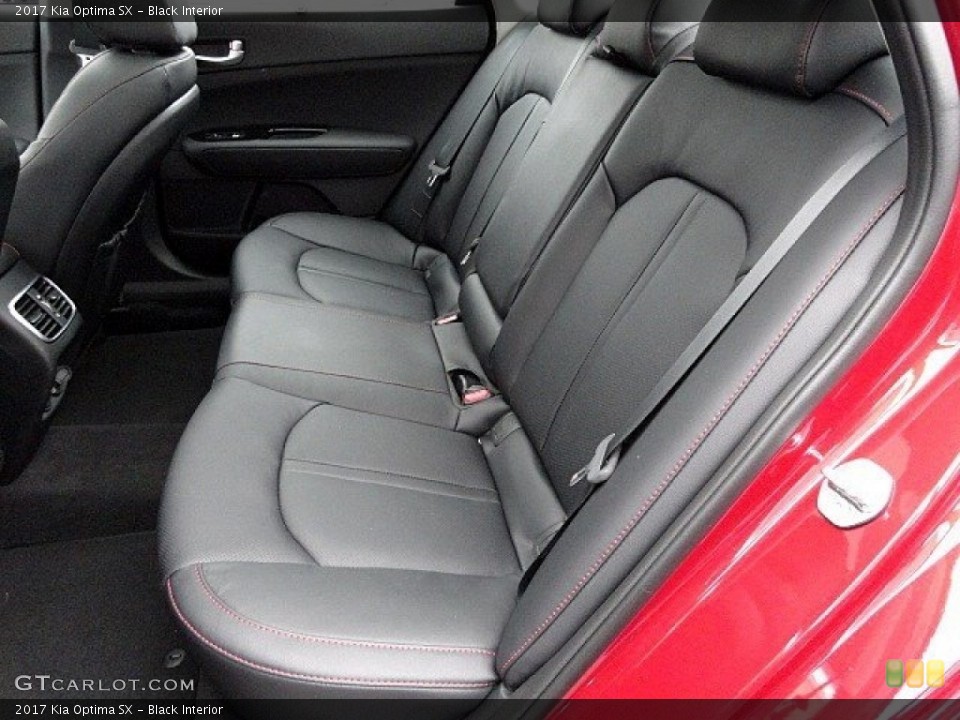 Black Interior Rear Seat for the 2017 Kia Optima SX #119590623