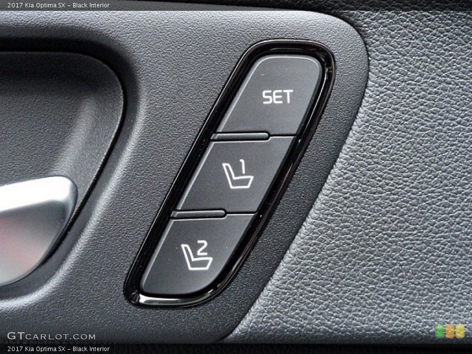 Black Interior Controls for the 2017 Kia Optima SX #119590680