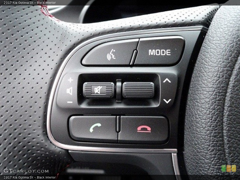 Black Interior Steering Wheel for the 2017 Kia Optima SX #119590944