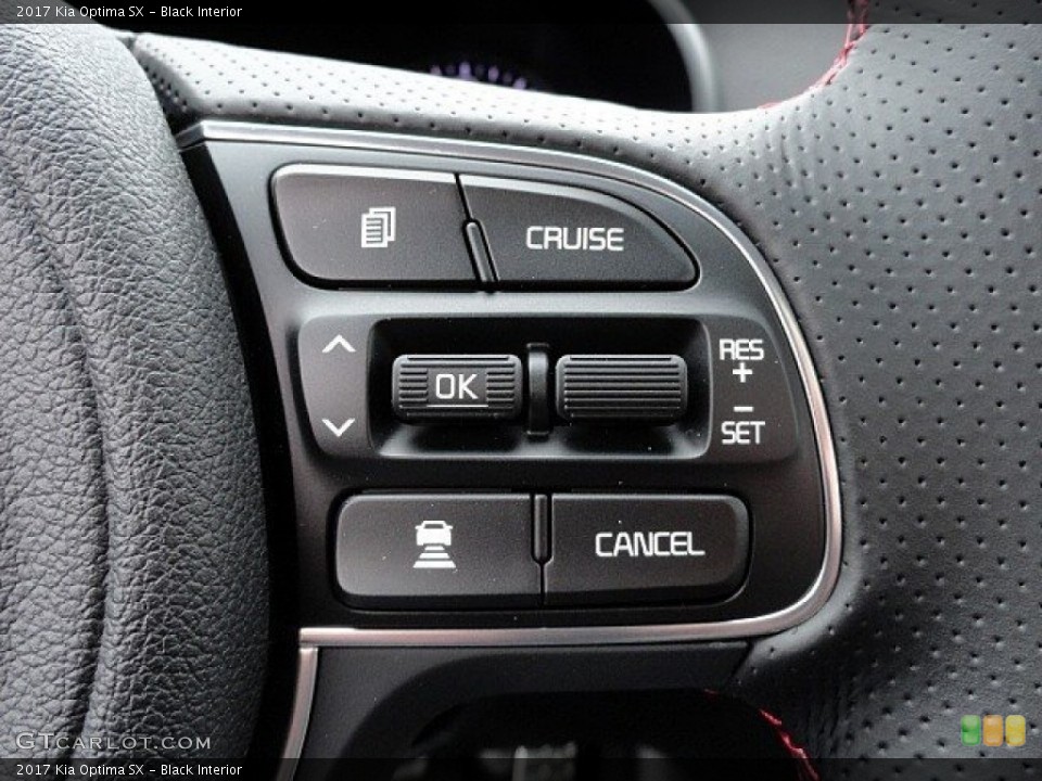 Black Interior Steering Wheel for the 2017 Kia Optima SX #119590968