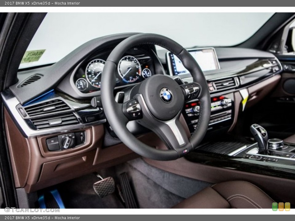 Mocha Interior Dashboard for the 2017 BMW X5 xDrive35d #119591826
