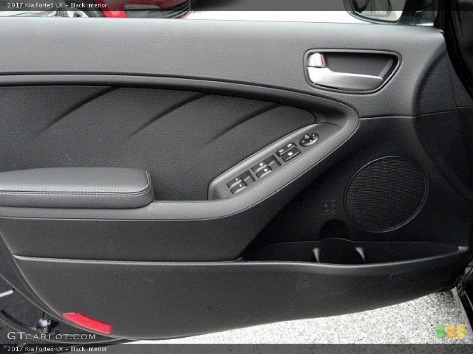 Black Interior Door Panel for the 2017 Kia Forte5 LX #119593281