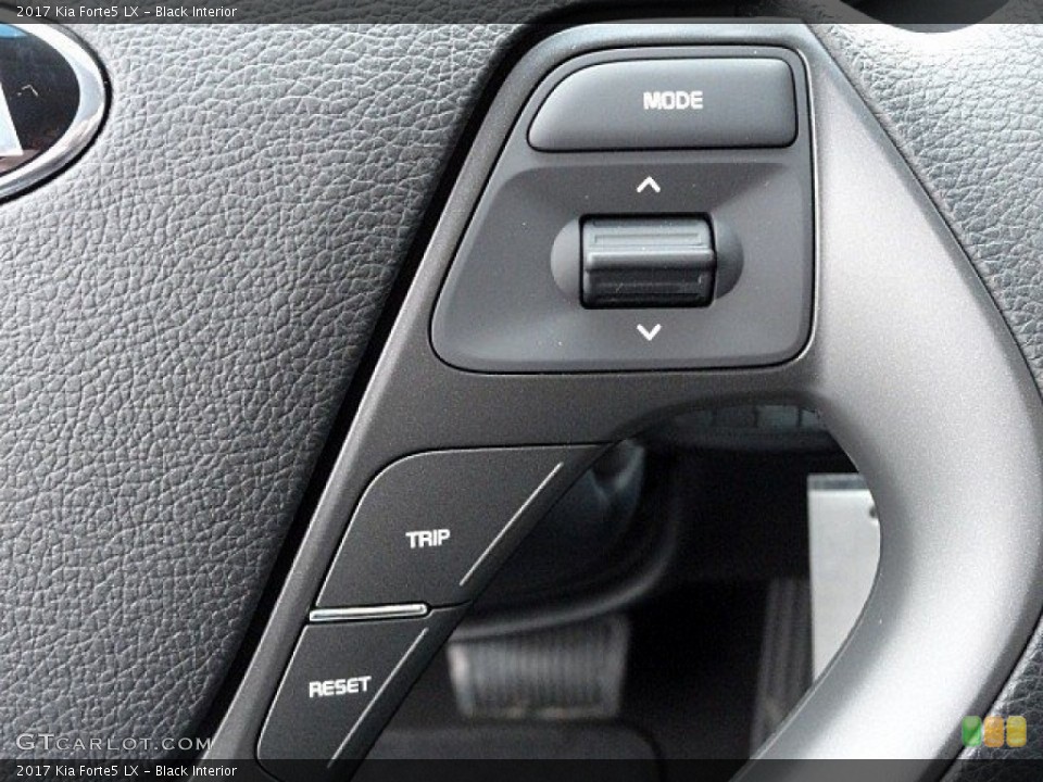Black Interior Steering Wheel for the 2017 Kia Forte5 LX #119593449
