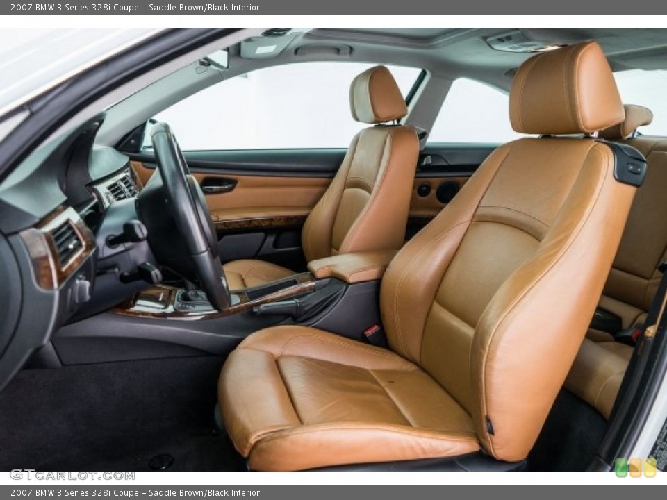 Saddle Brown/Black Interior Photo for the 2007 BMW 3 Series 328i Coupe #119605104