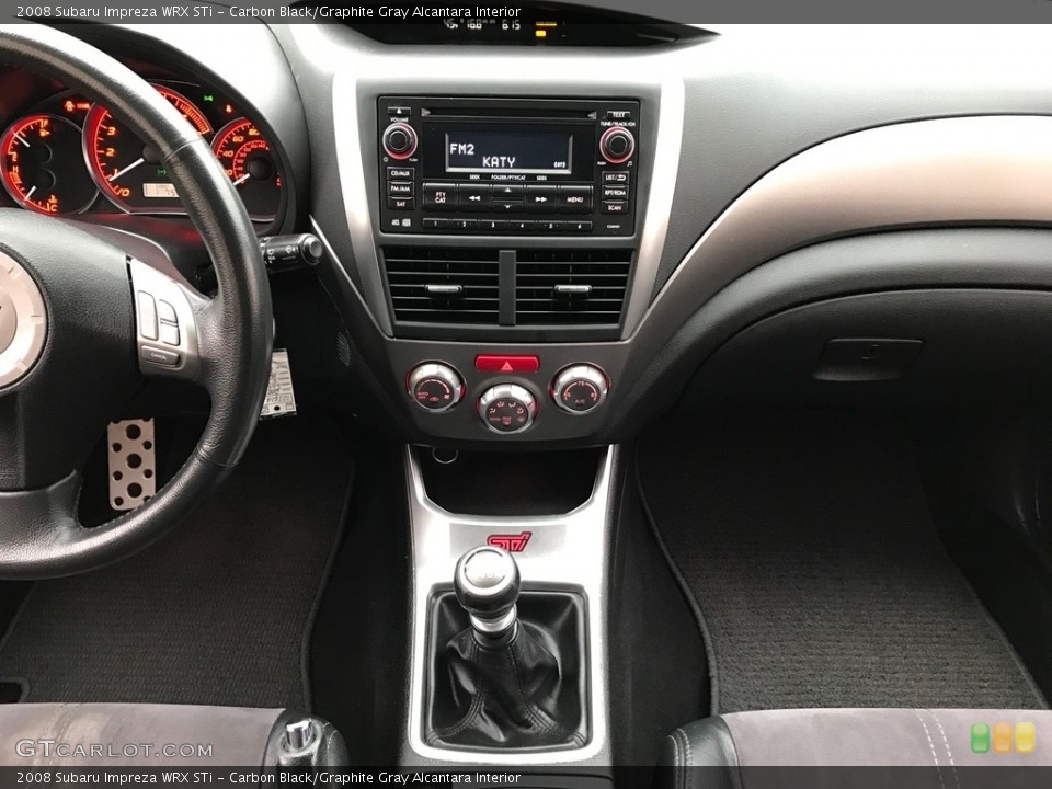 Carbon Black/Graphite Gray Alcantara Interior Transmission for the 2008 Subaru Impreza WRX STi #119606388