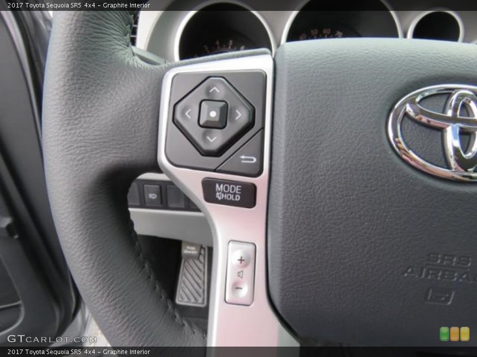 Graphite Interior Controls for the 2017 Toyota Sequoia SR5 4x4 #119607060