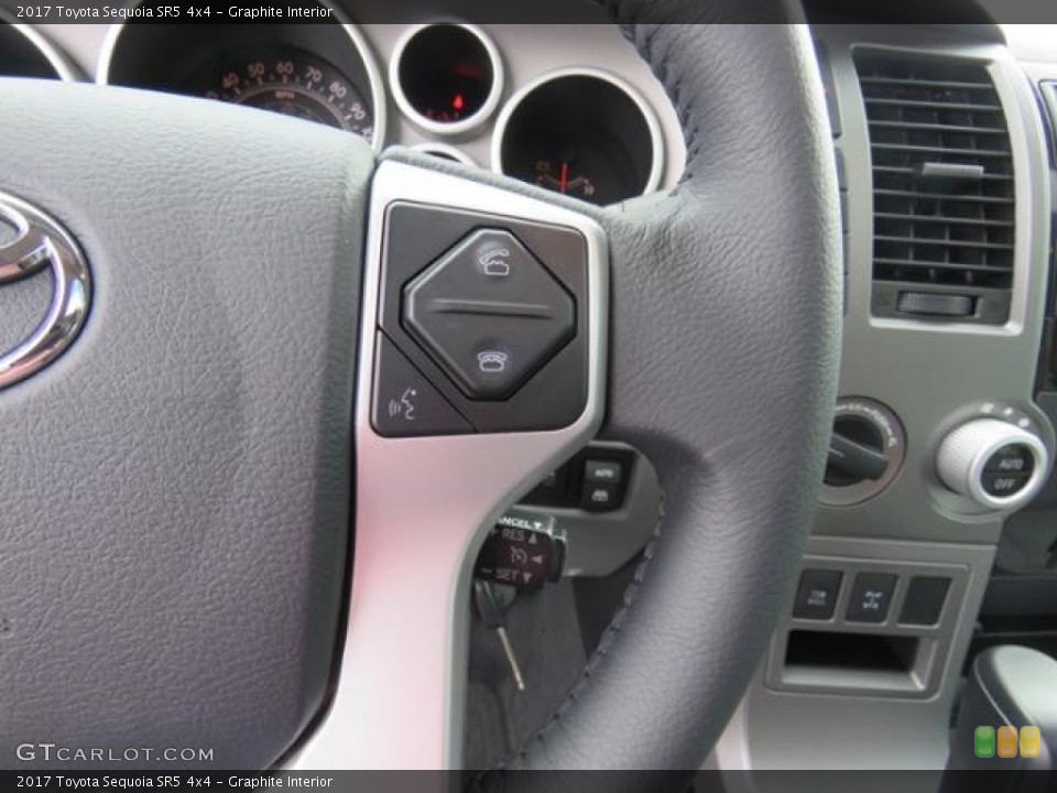 Graphite Interior Controls for the 2017 Toyota Sequoia SR5 4x4 #119607080