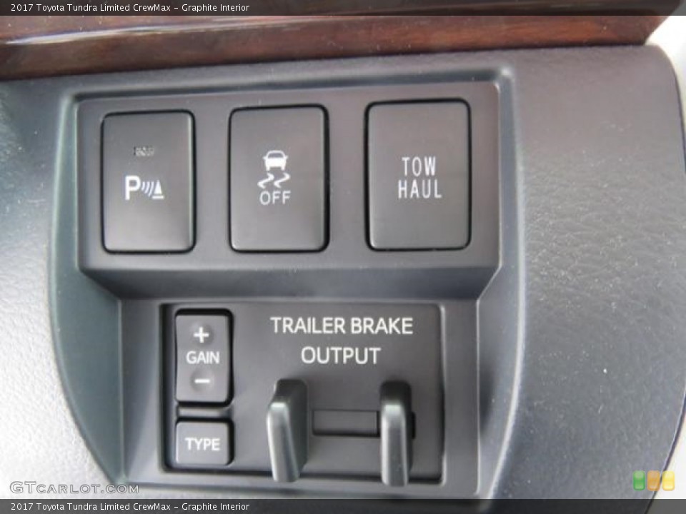 Graphite Interior Controls for the 2017 Toyota Tundra Limited CrewMax #119607648
