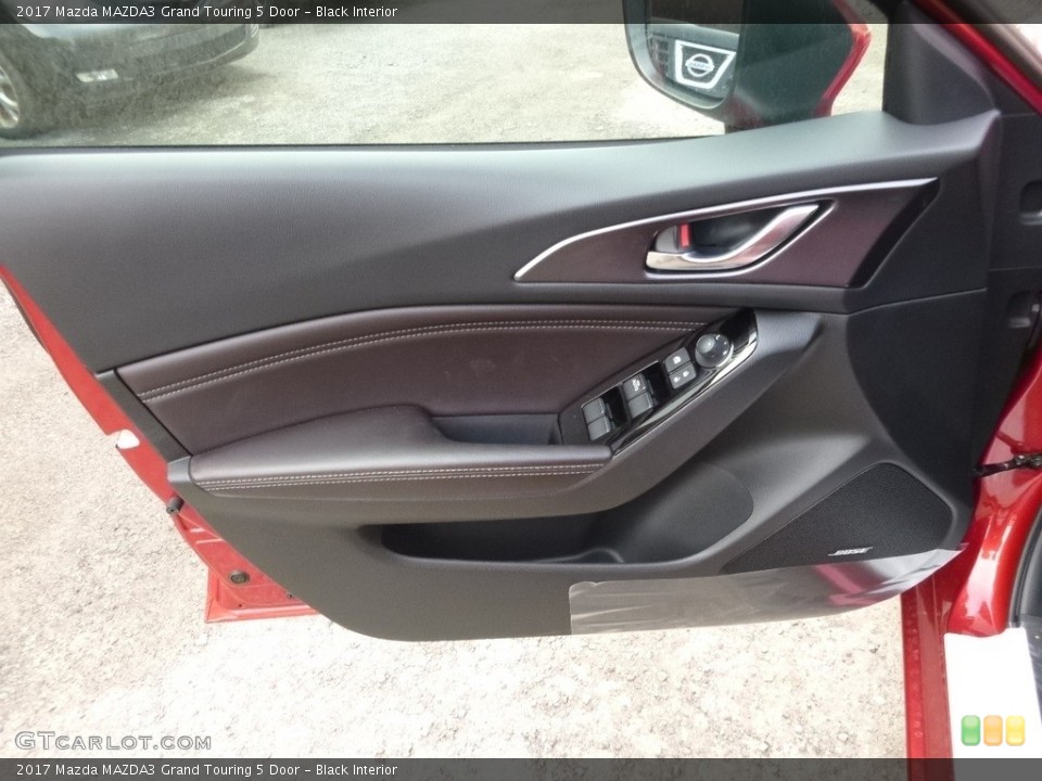 Black Interior Door Panel for the 2017 Mazda MAZDA3 Grand Touring 5 Door #119610675