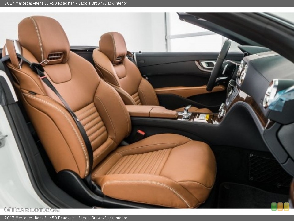 Saddle Brown/Black Interior Photo for the 2017 Mercedes-Benz SL 450 Roadster #119613747