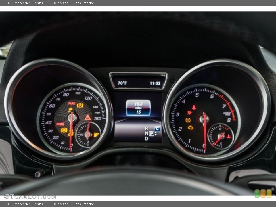 Black Interior Gauges for the 2017 Mercedes-Benz GLE 350 4Matic #119614320