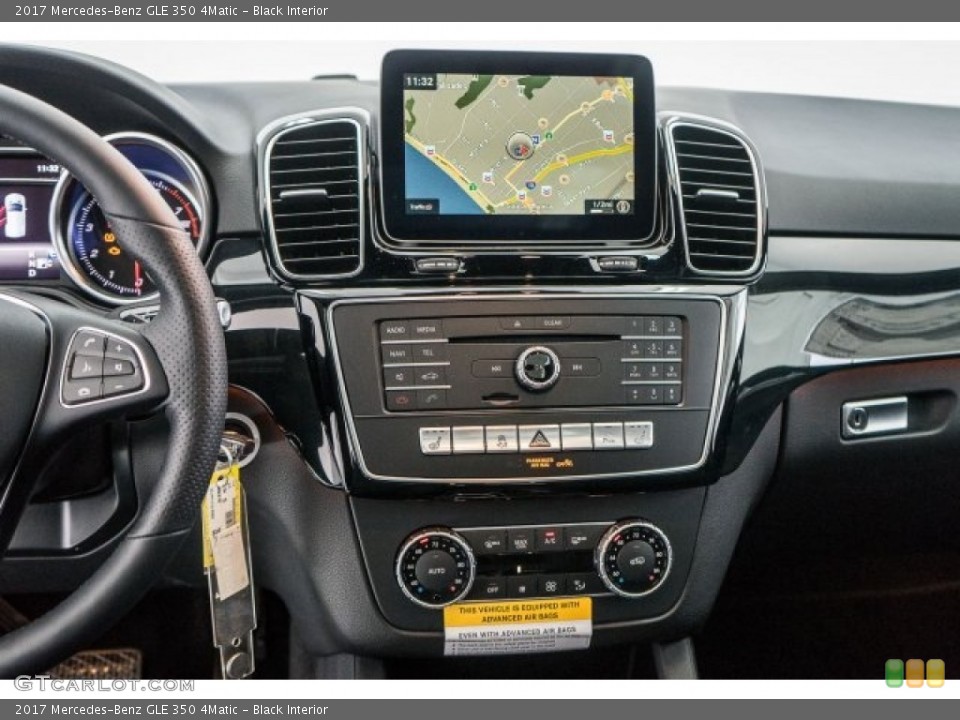 Black Interior Controls for the 2017 Mercedes-Benz GLE 350 4Matic #119614341