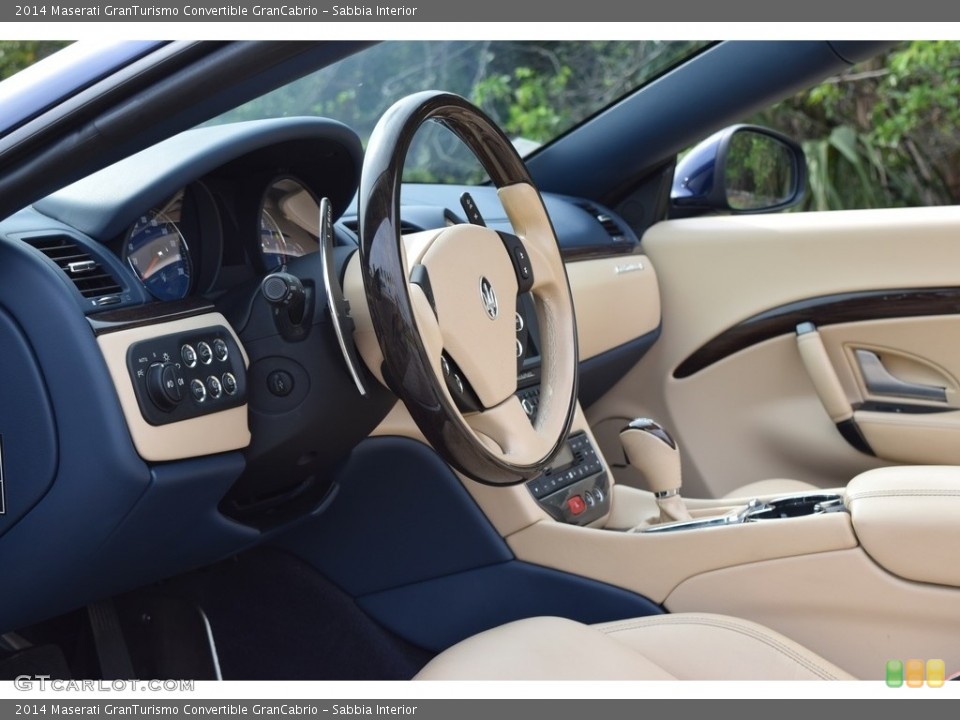 Sabbia Interior Steering Wheel for the 2014 Maserati GranTurismo Convertible GranCabrio #119615151