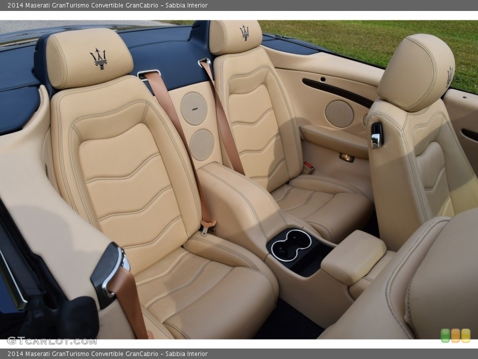 Sabbia Interior Rear Seat for the 2014 Maserati GranTurismo Convertible GranCabrio #119615448
