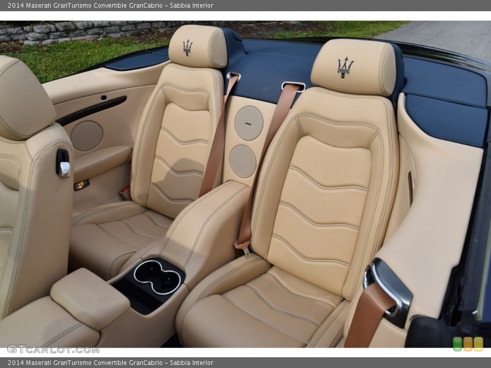 Sabbia Interior Rear Seat for the 2014 Maserati GranTurismo Convertible GranCabrio #119615496