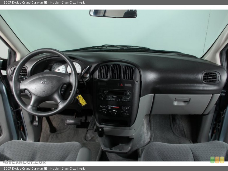Medium Slate Gray Interior Dashboard for the 2005 Dodge Grand Caravan SE #119626164