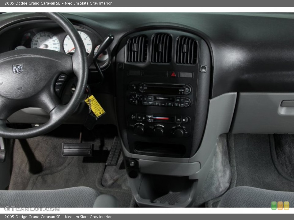 Medium Slate Gray Interior Controls for the 2005 Dodge Grand Caravan SE #119626188