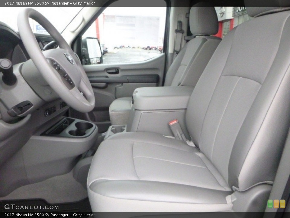 Gray Interior Photo for the 2017 Nissan NV 3500 SV Passenger #119633241